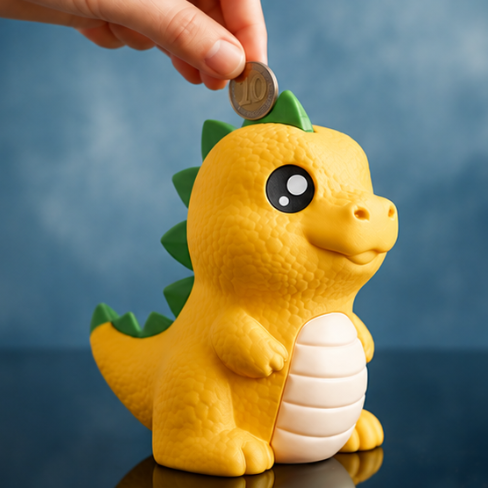 Dino Gullak — Dinosaur Coin Bank for Kids, 24cm Money Bank