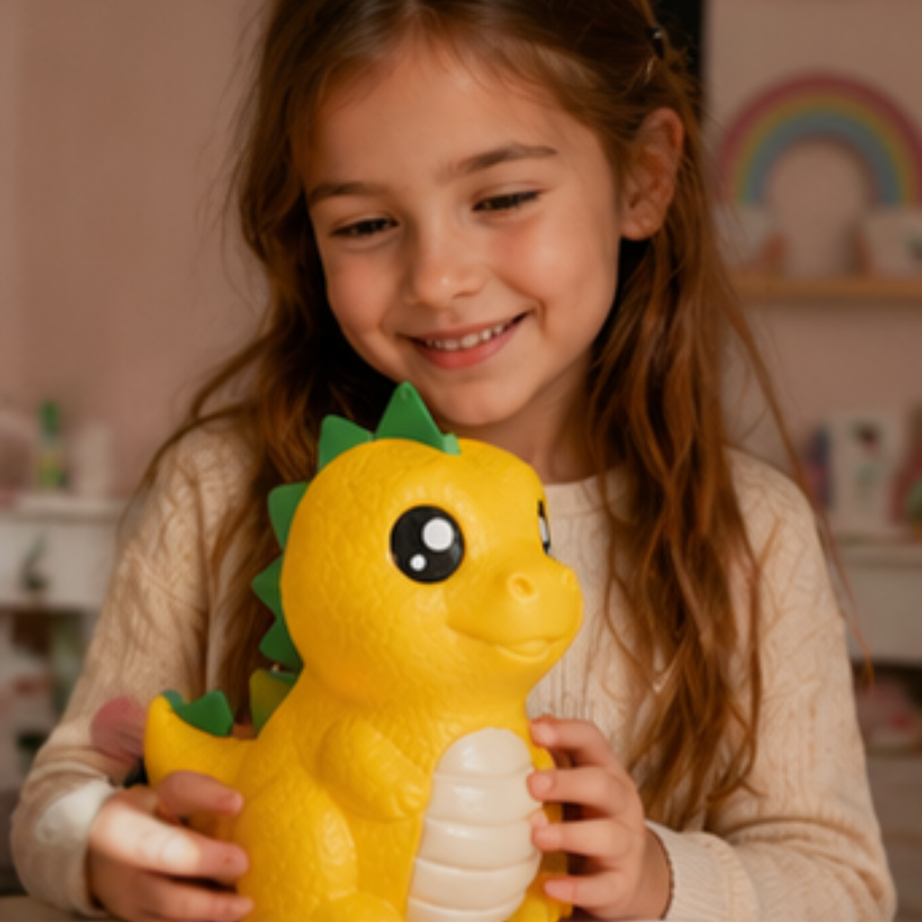 Dino Gullak — Dinosaur Coin Bank for Kids, 24cm Money Bank