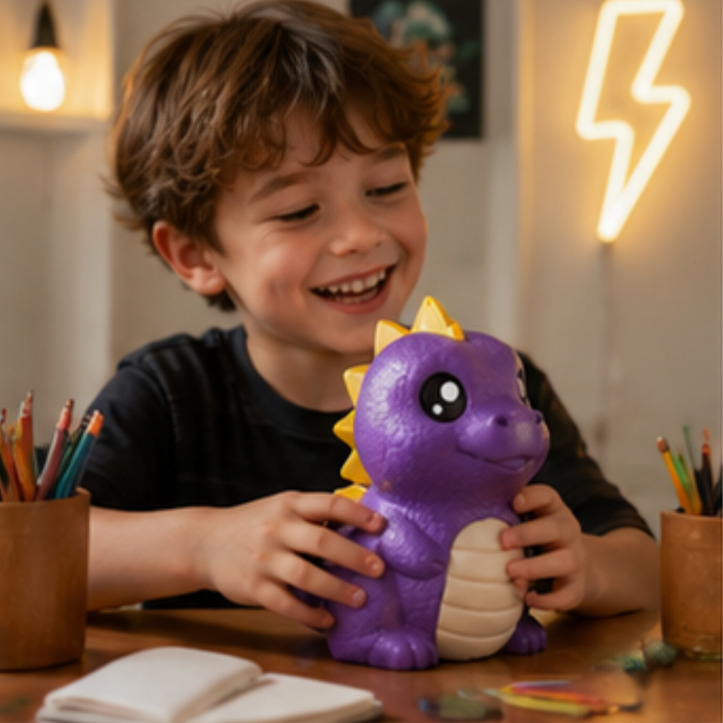 Dino Gullak — Dinosaur Coin Bank for Kids, 24cm Money Bank