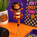 Sher Snap — Articulated Flexi Lion Keychain, Magnetic Paws, Bag Charm