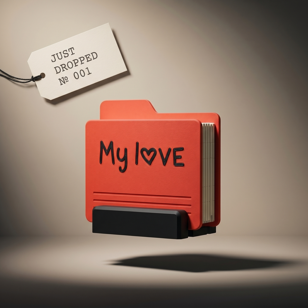 Memory Folder — Desktop Mini Photo Album, Holds 12 Photos