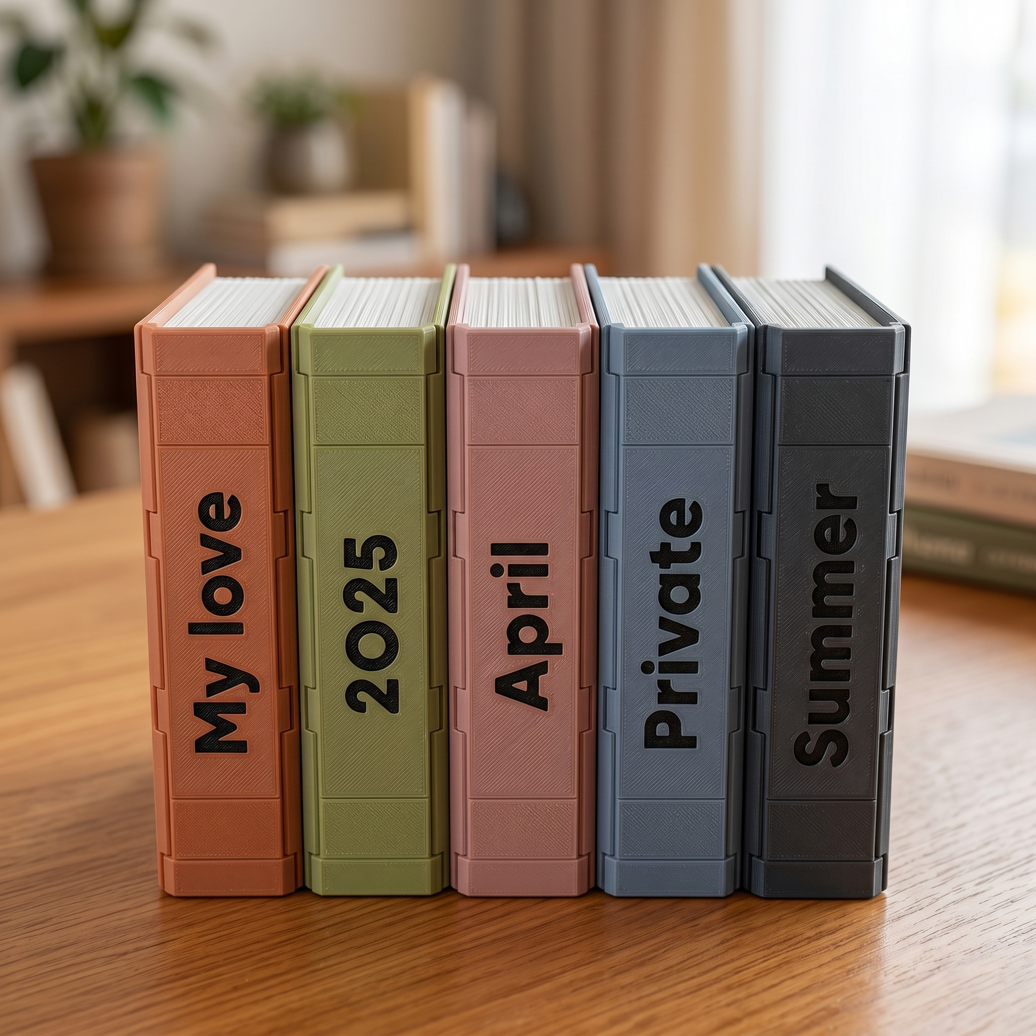 Memory Book — Sliding Photo Album, Holds 12 Photos, Desk Keepsake