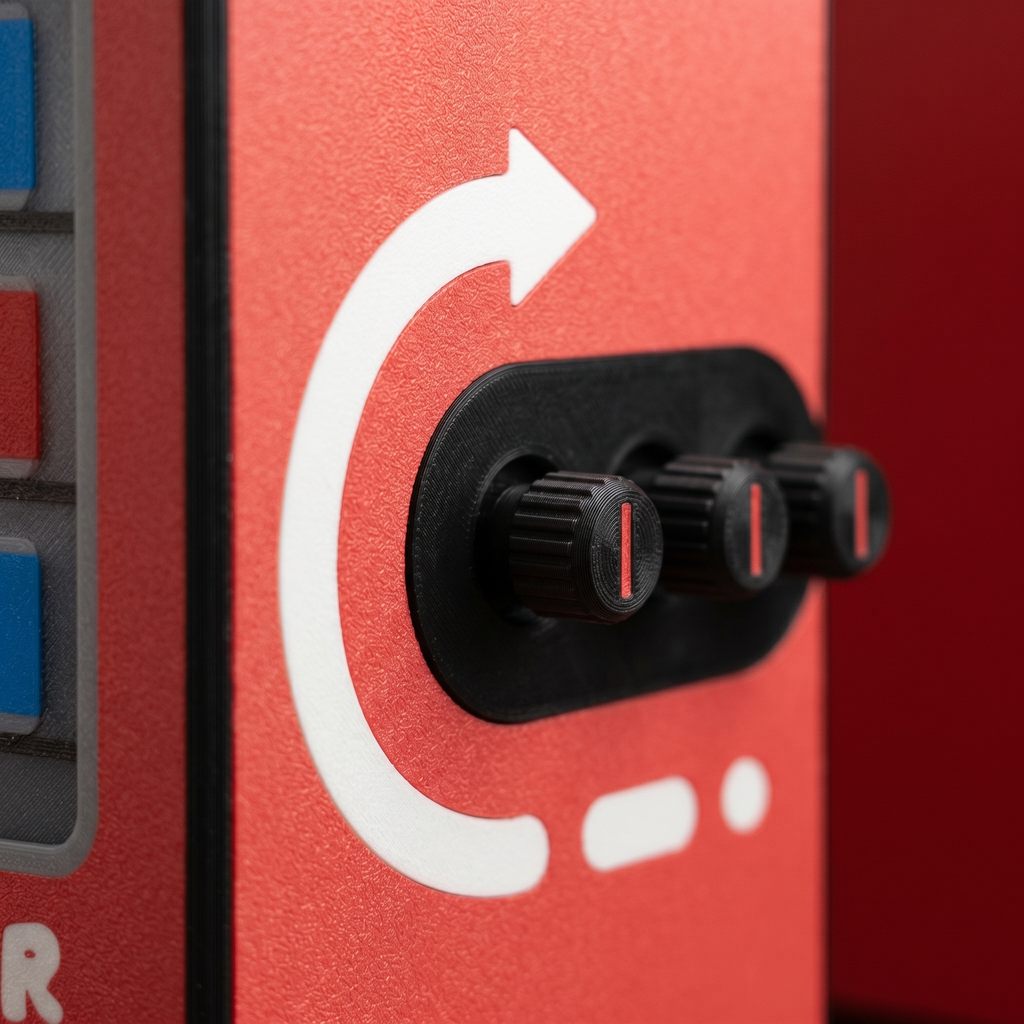 Coaster Dispenser — Vending Machine Style, 6 Square Coasters, Desk Accessory