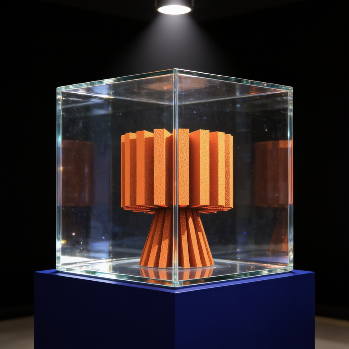 Flaro - Designer Table Lamp: Ribbed Sculptural Bedside Lamp for Bedroom & Living Room