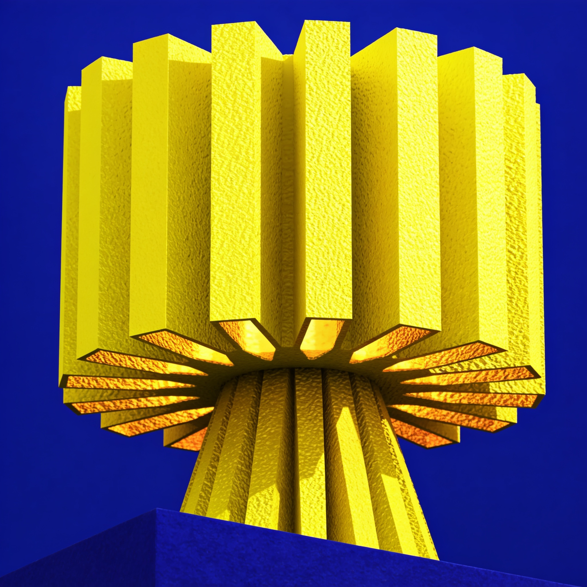 Flaro - Designer Table Lamp: Ribbed Sculptural Bedside Lamp for Bedroom & Living Room