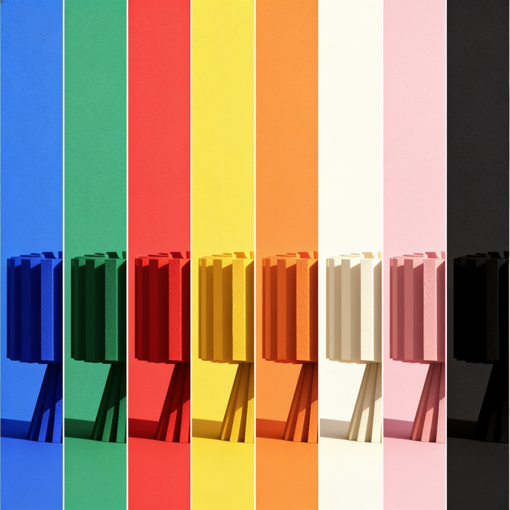 Flaro - Designer Table Lamp: Ribbed Sculptural Bedside Lamp for Bedroom & Living Room
