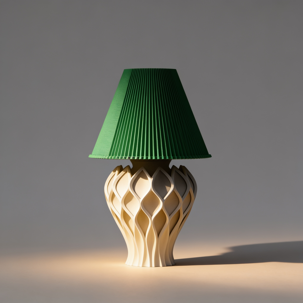 Tressa - Designer Table Lamp: Woven Sculptural Bedside Lamp for Bedroom & Living Room