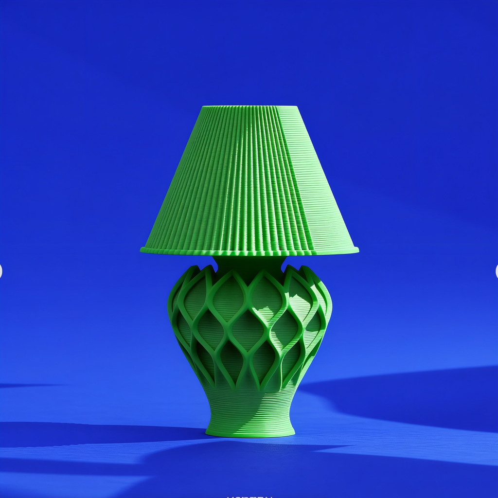 Tressa - Designer Table Lamp: Woven Sculptural Bedside Lamp for Bedroom & Living Room