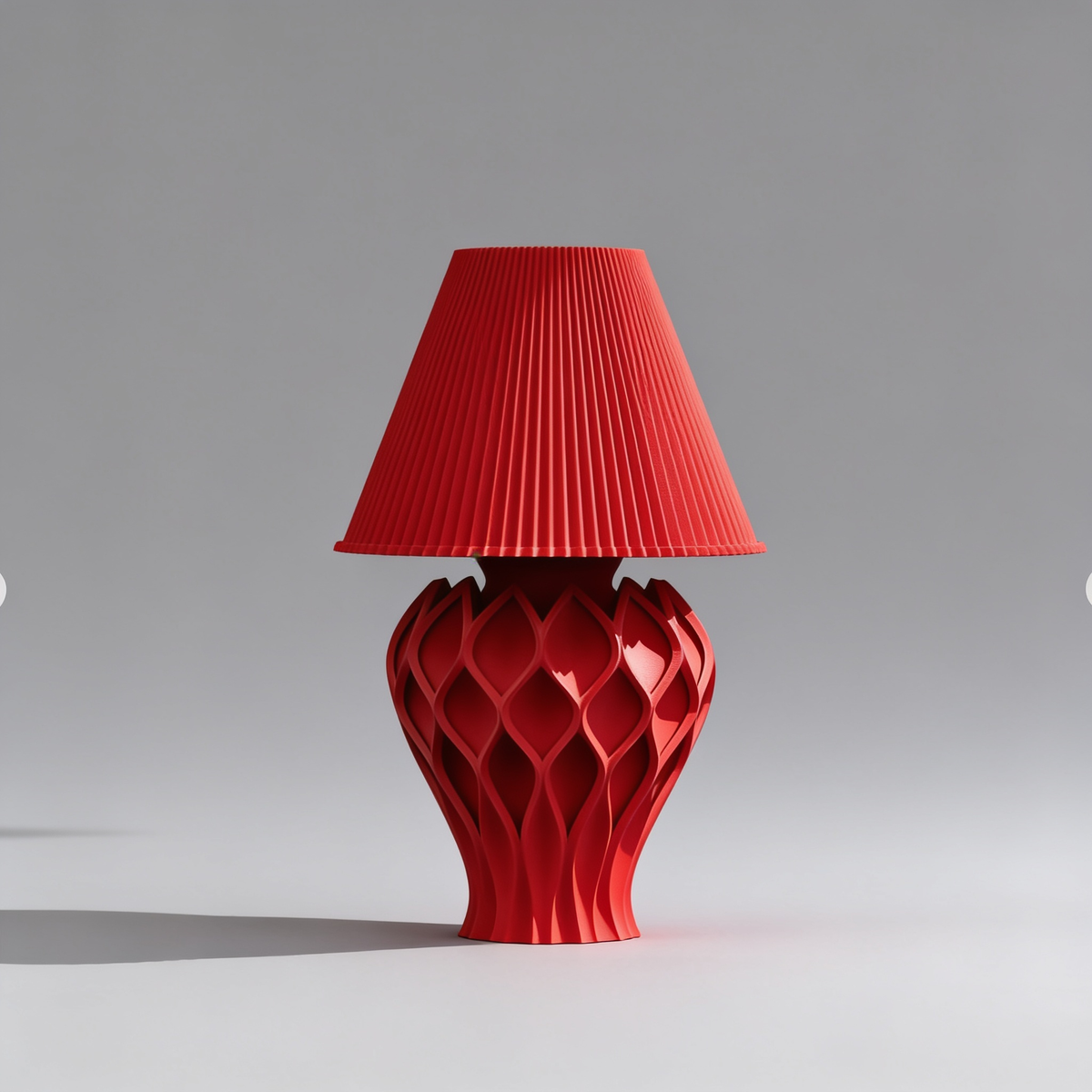 Tressa - Designer Table Lamp: Woven Sculptural Bedside Lamp for Bedroom & Living Room