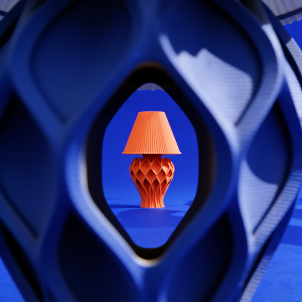Tressa - Designer Table Lamp: Woven Sculptural Bedside Lamp for Bedroom & Living Room