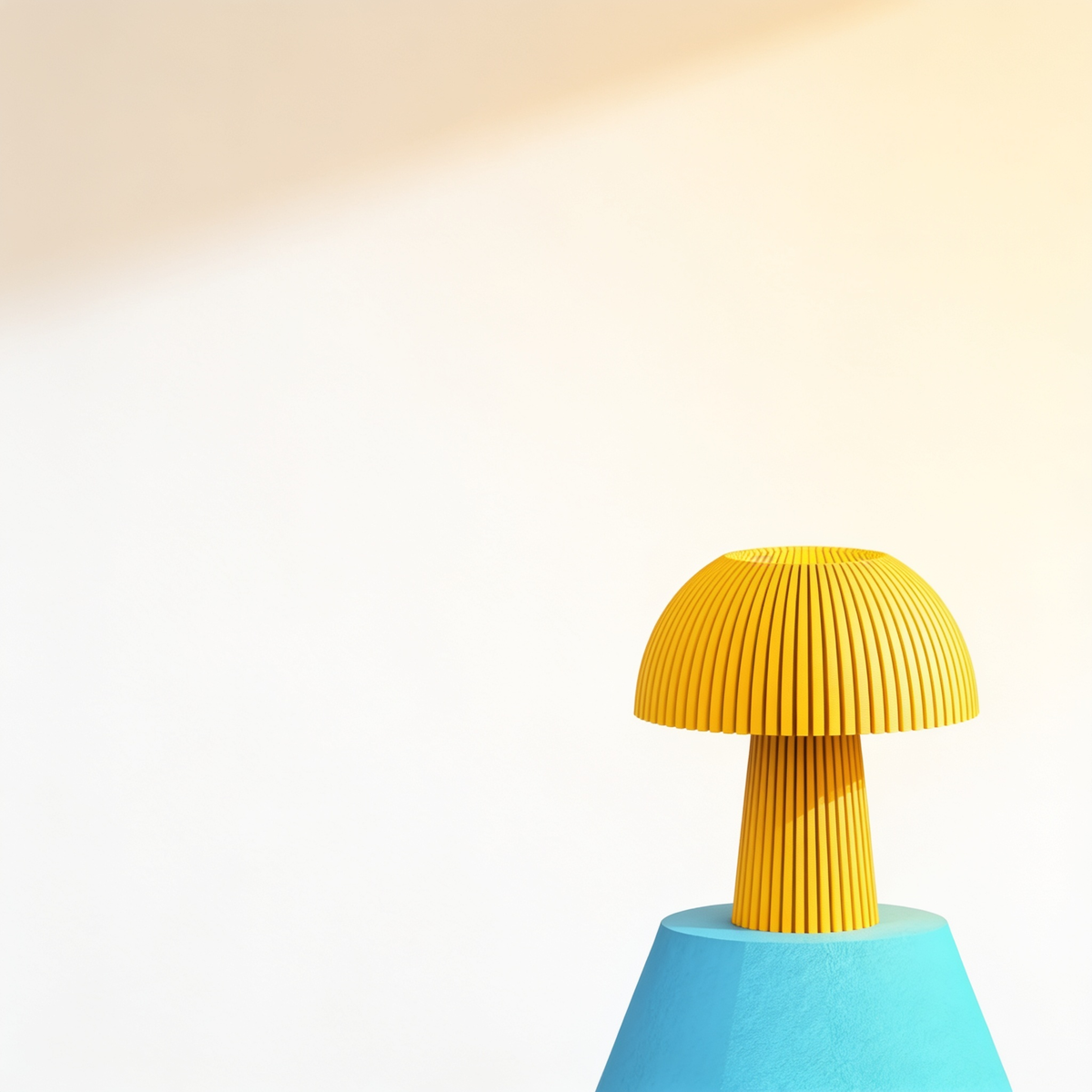 Domera - Designer Table Lamp: Ribbed Dome Bedside Lamp for Bedroom & Living Room