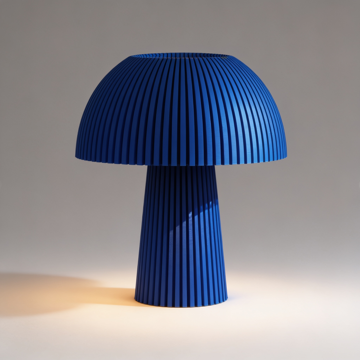 Domera - Designer Table Lamp: Ribbed Dome Bedside Lamp for Bedroom & Living Room
