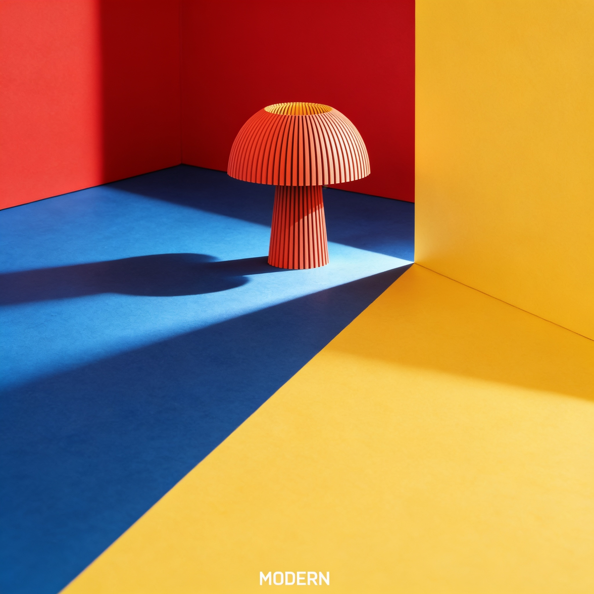 Domera - Designer Table Lamp: Ribbed Dome Bedside Lamp for Bedroom & Living Room