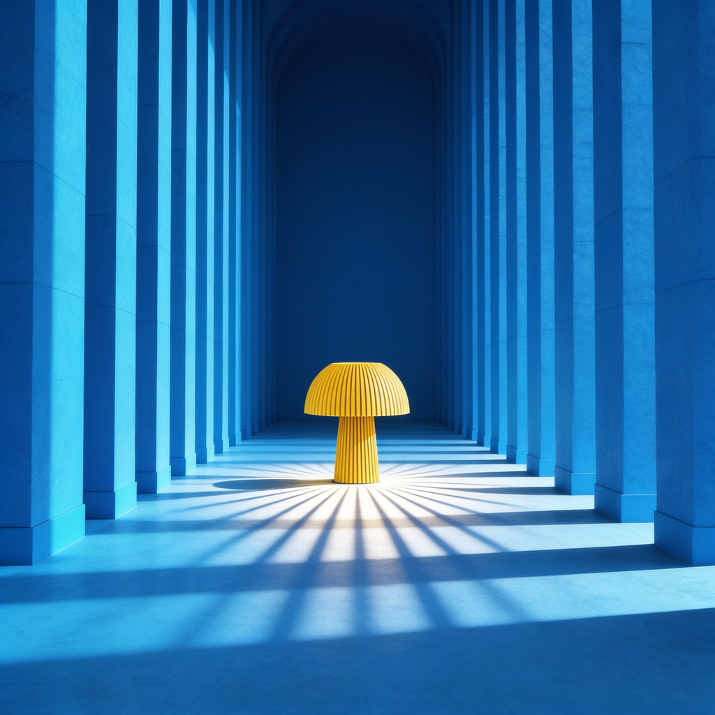 Domera - Designer Table Lamp: Ribbed Dome Bedside Lamp for Bedroom & Living Room