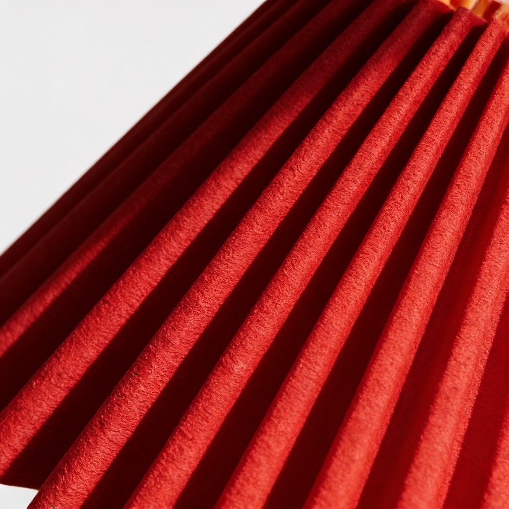Cresta - Designer Table Lamp: Pleated Sculptural Bedside Lamp for Bedroom & Living Room